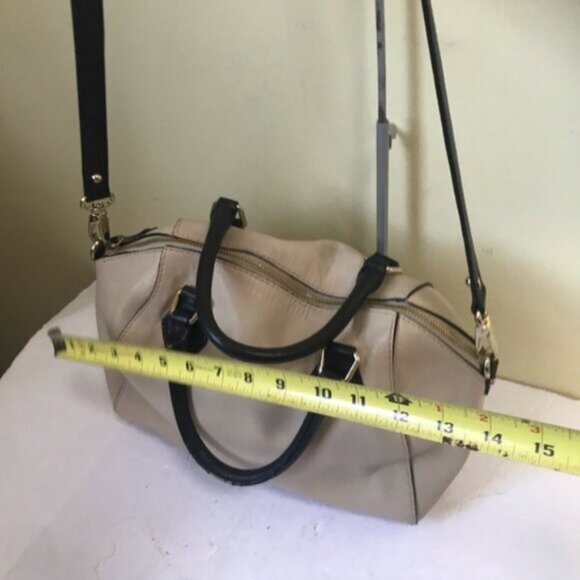 Kate Spade Leather Catherine Street Satchel Crossbody Shoulder Handle Bag Tan - Picture 15 of 16